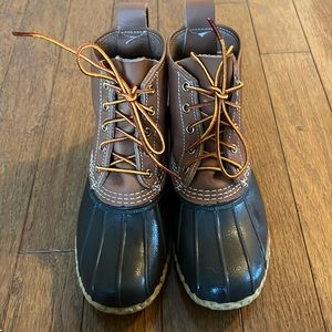 LL Bean waterproof duck boots. EUC